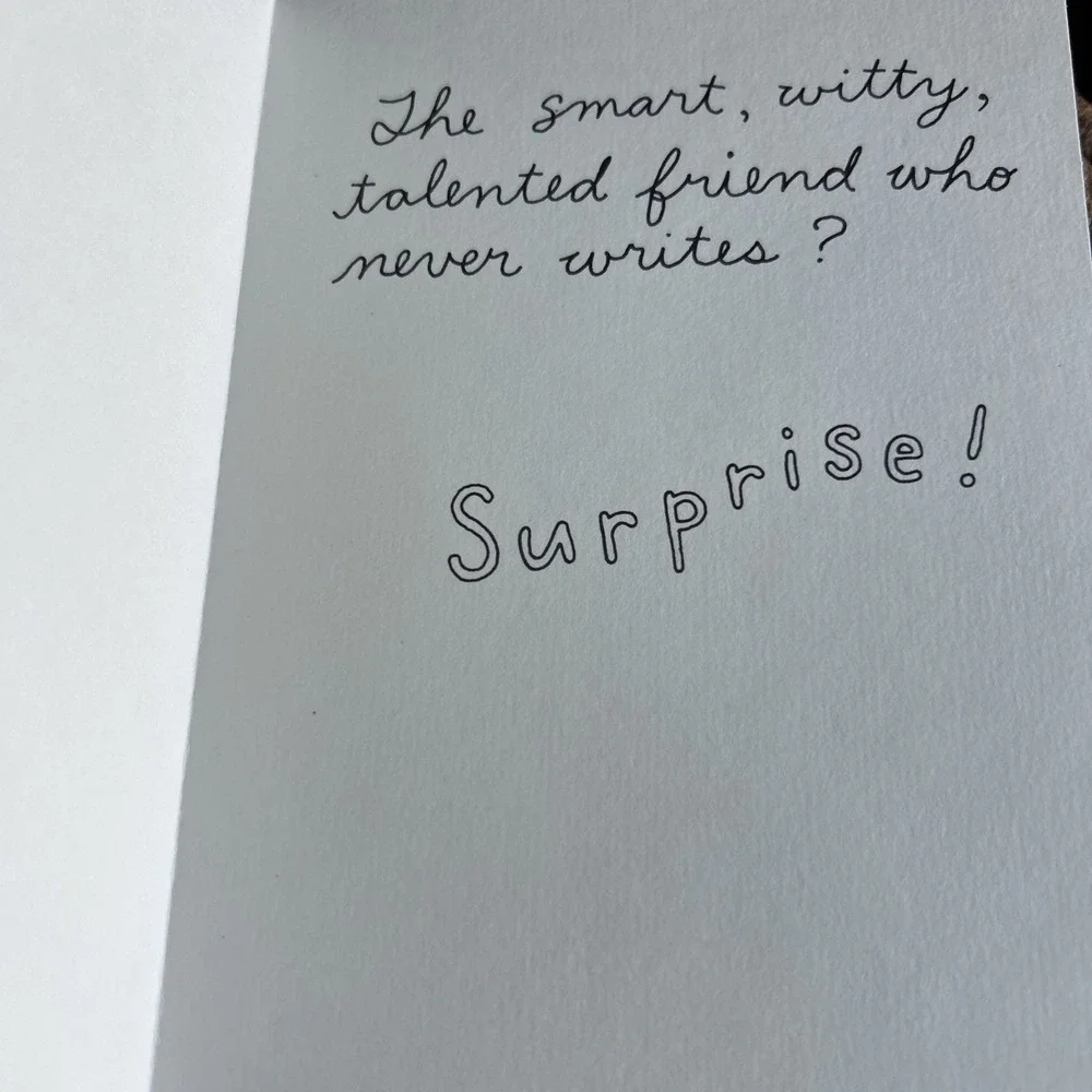 Vintage Hallmark‎ Friendship Greeting Card Girlfriends Surprise Miss You